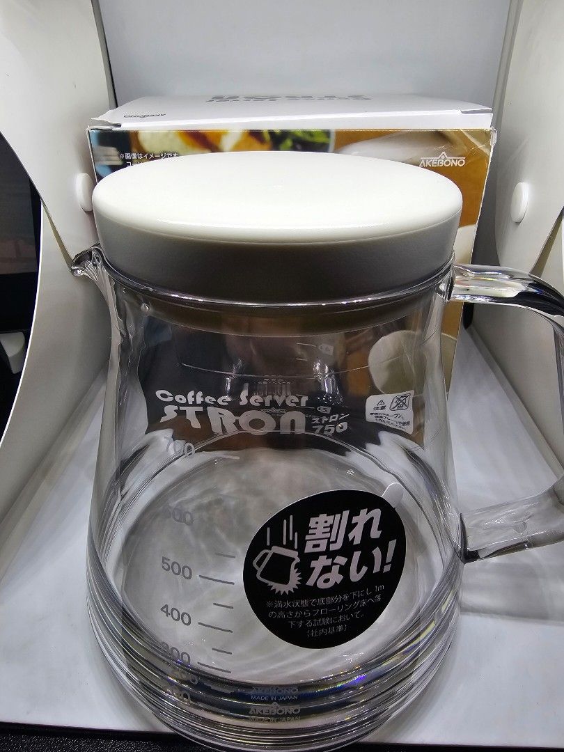 Coffee Server stron (Category: Coffee & Tea Tableware) located in Manila. Submitted by rdapdap (Listing ID 1371574573, Image 1). Description: coffee server akebono stron tritan bpa free 750ml 800php.