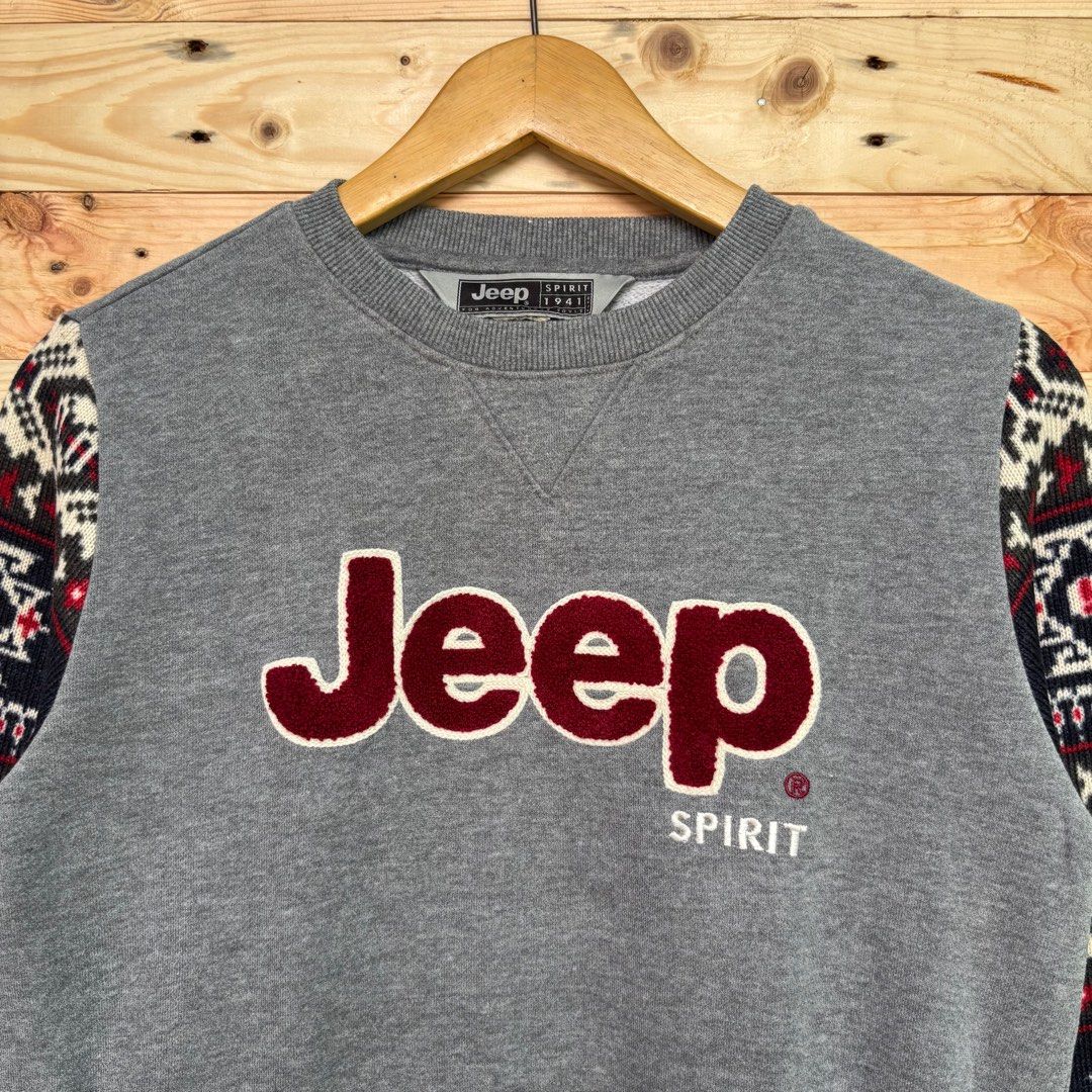 Crewneck Hoodie Jeep Navajo Originals Second Very Good Condition Untuk  Laki Laki Perempuan