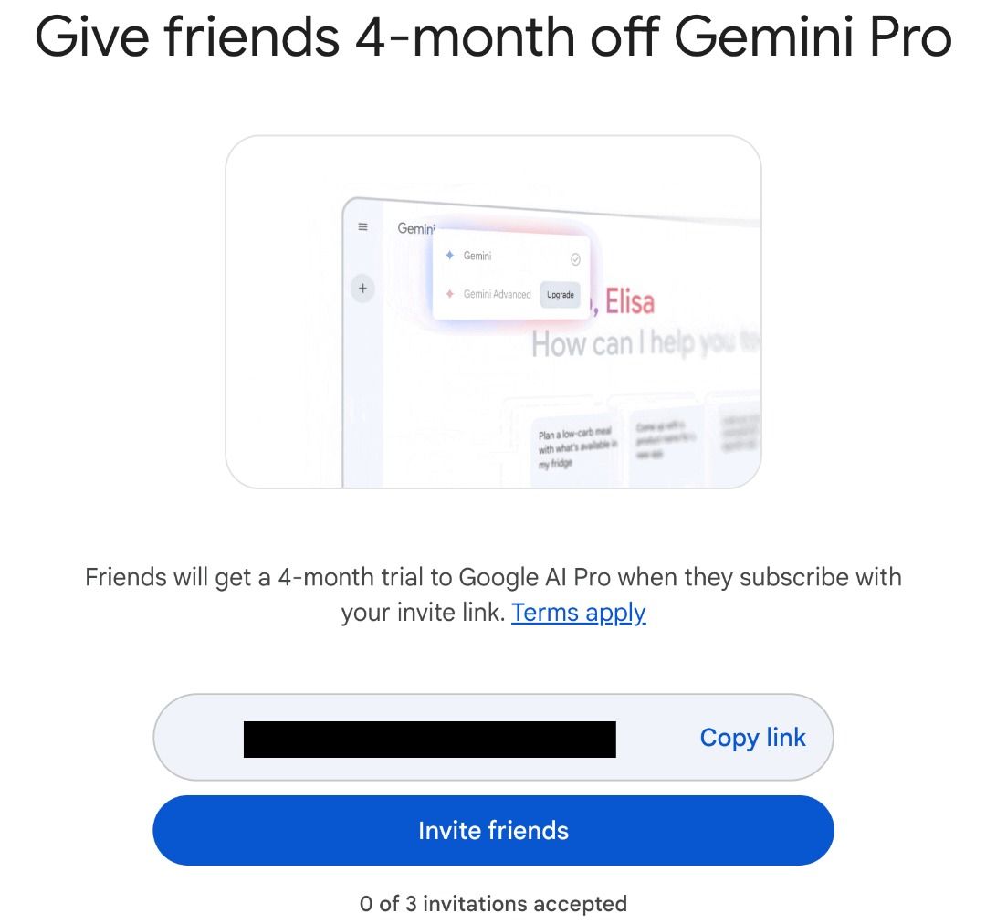 Google Gemini AI Pro 4 months subscription, Computers & Tech, Office &  Business Technology on Carousell