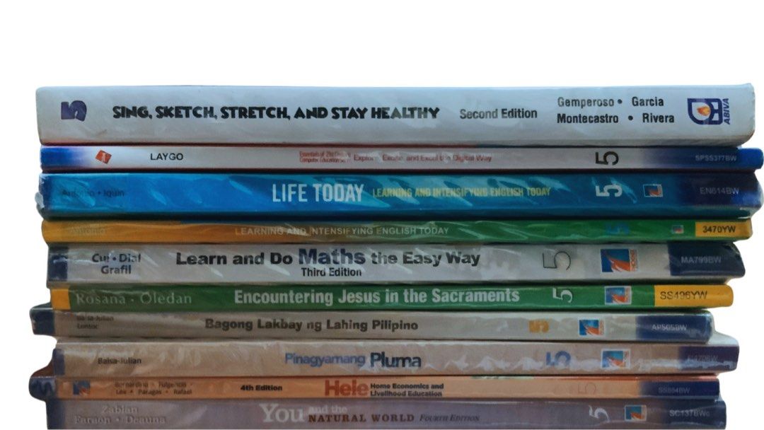 GRADE 5 BOOKS (Category: Textbooks) located in Manila. Submitted by phishyyy (Listing ID 1371676470, Image 1). Description: pm for more details :).