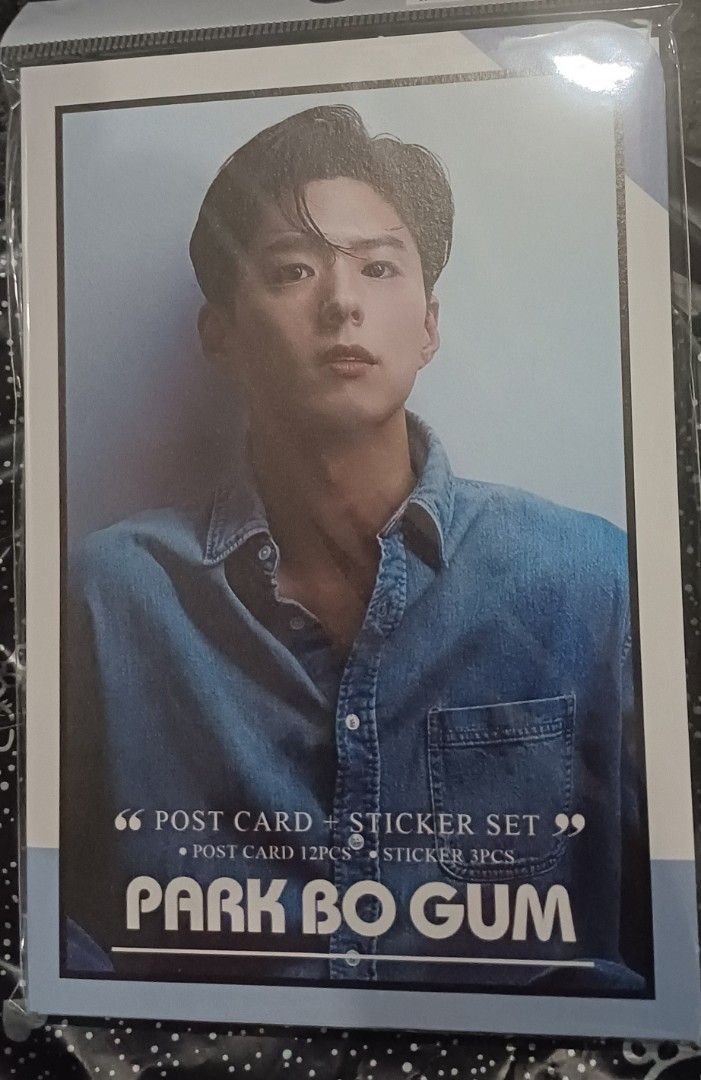 IU and Bo Gum Sticker Post Cards (Category: K-Wave Merchandise) located in Mandaluyong City. Submitted by TheRoyalCollection (Listing ID 1371576733, Image 3). Description: IU + Bo Gum Post Cards and Stickers Bought in South Korea Seoul Brand new.