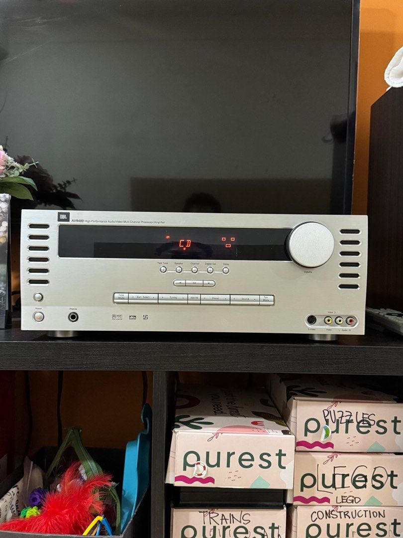 JBL AVR Amplifier (Category: Soundbars, Speakers & Amplifiers) located in Singapore. Submitted by eks_15 (Listing ID 1371655166, Image 1). Description: JBL AVR480 in very good working condition With original remote control .