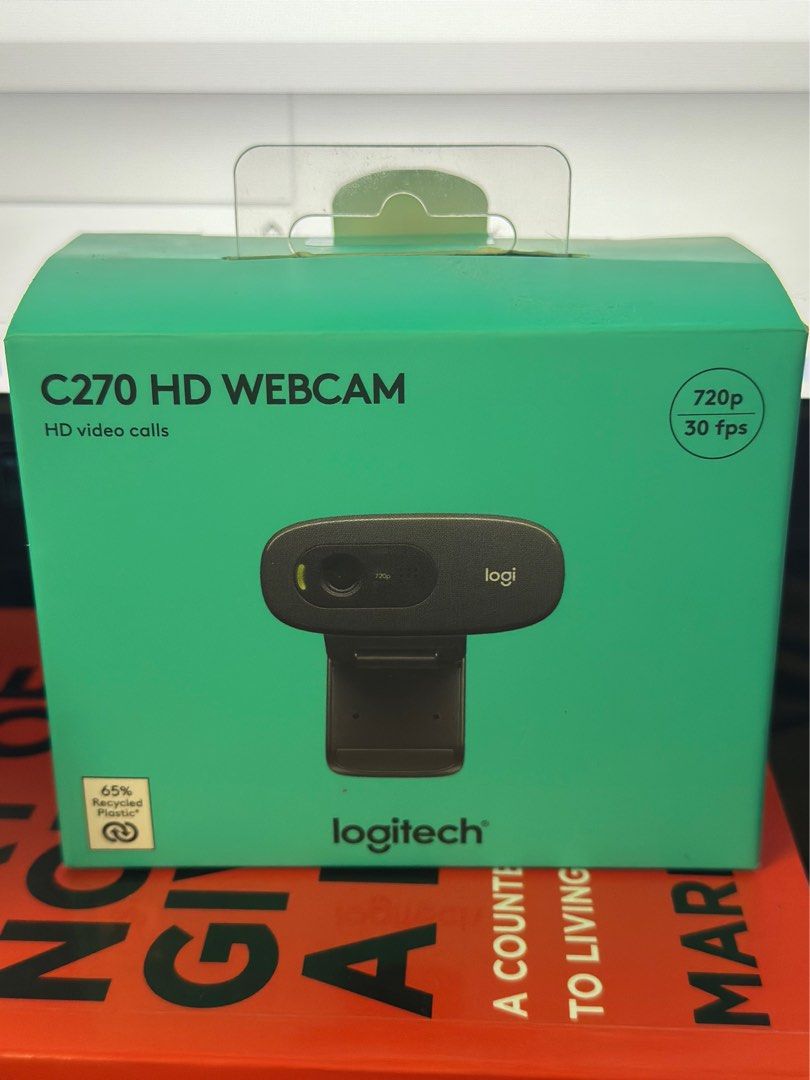 Logitech C270 HD Webcam (Category: Webcams) located in Taguig. Submitted by alwarrieth.0501 (Listing ID 1371555101, Image 2). Description: For sale. Never been used. Nabili ko po ng 1300 sa mall last December however, nagprovide ung client namin ng mas better na camera for meetings..