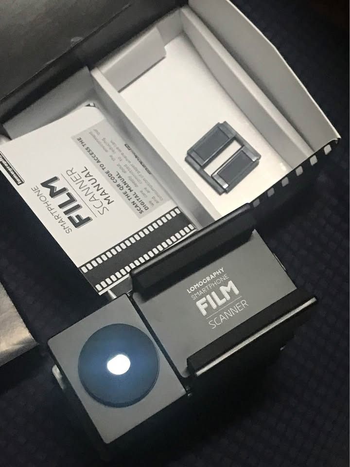 Lomography Smartphone Film Scanner (Category: Printers, Scanners & Copiers) located in Taytay. Submitted by imigsledesma (Listing ID 1371658893, Image 3). Description: Lomography Smartphone Film Scanner Like new With batteries Complete accessories 35mm mask/110 film mask Rfs: new scanner .