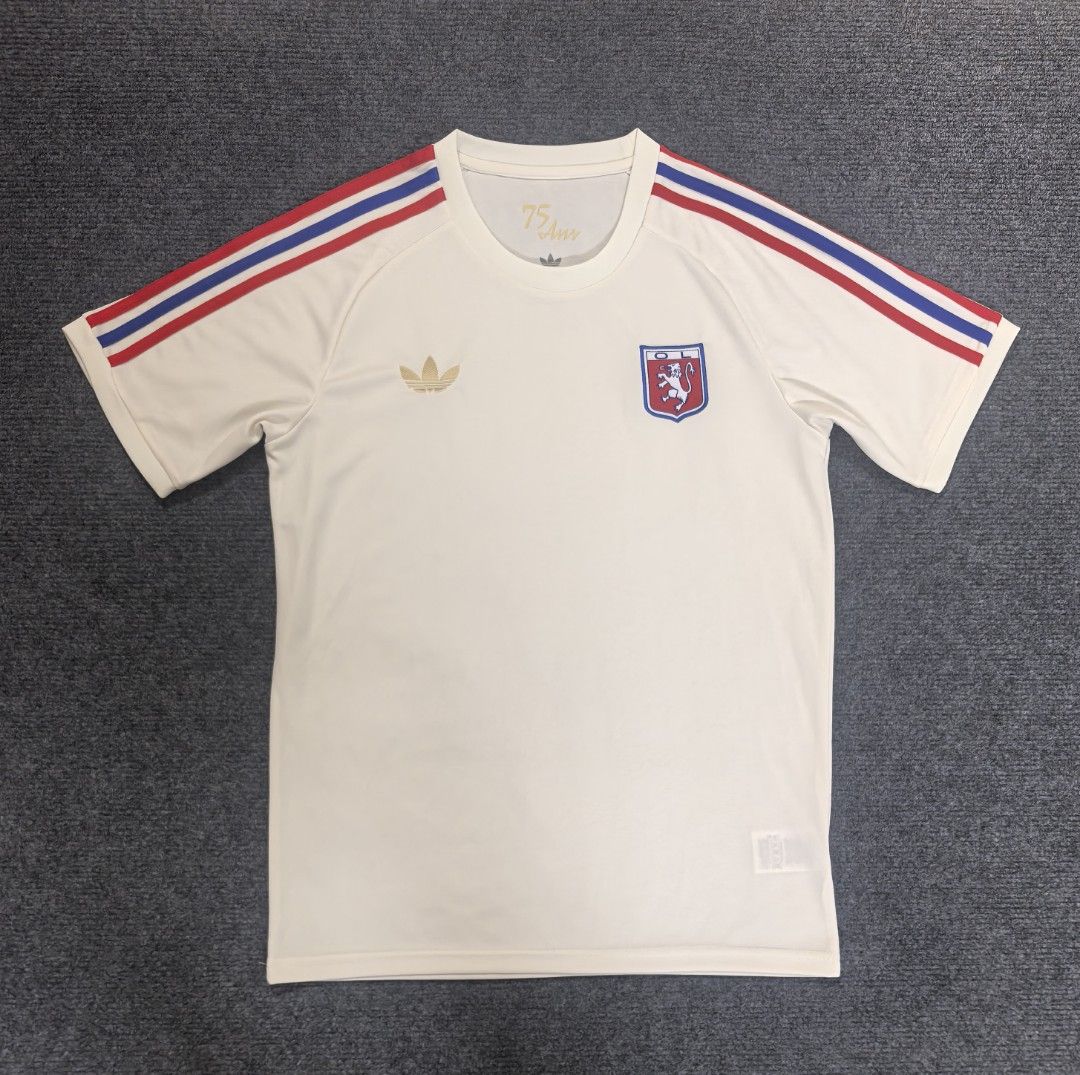 Camiseta Olympique Lyon Blanco 2025-2026 Aniversario 75th 