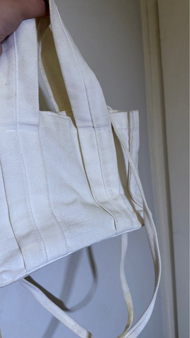 Blanc Nue Mini canvas tote bag with two handles (Category: Tote Bags) located in Quezon City. Submitted by closet_dump (Listing ID 1371702727, Image 2). Description: .
