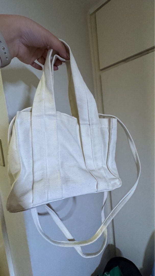 Blanc Nue Mini canvas tote bag with two handles (Category: Tote Bags) located in Quezon City. Submitted by closet_dump (Listing ID 1371702727, Image 1). Description: .
