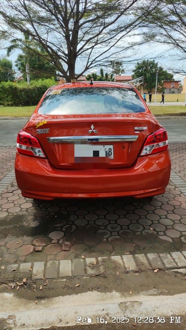 Mitsubishi Mirage G4 GLS Auto (Category: Used Cars) located in Baliuag. Submitted by vernede.guzman (Listing ID 1371658047, Image 2). Description: With Deep Dish Matting inside and trunk. All stock. New Battery Motolite Ultra. Fresh Tires 90%. 50k odo. No issues other than the dent on the bumper driver side and on the trunk with minor scratches. First Owner..