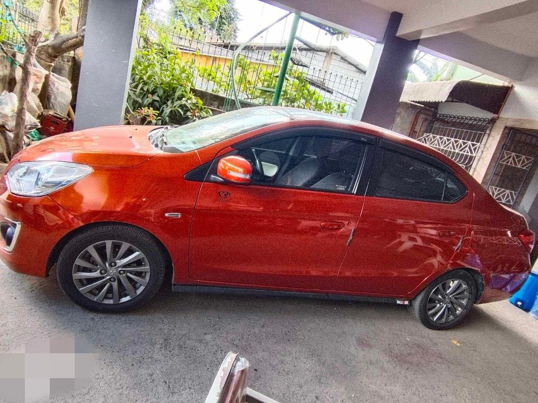 Mitsubishi Mirage G4 GLS Auto (Category: Used Cars) located in Baliuag. Submitted by vernede.guzman (Listing ID 1371658047, Image 3). Description: With Deep Dish Matting inside and trunk. All stock. New Battery Motolite Ultra. Fresh Tires 90%. 50k odo. No issues other than the dent on the bumper driver side and on the trunk with minor scratches. First Owner..