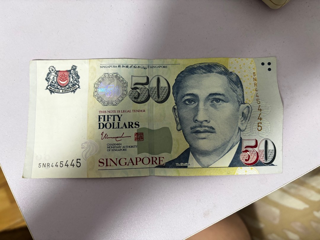 Nice number note $50 radar, Hobbies & Toys, Memorabilia & Collectibles ...