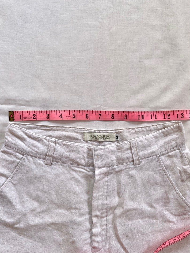 Off-white linen straight pants (Category: Other Bottoms) located in Santa Margarita. Submitted by vstrove (Listing ID 1371582982, Image 3). Description: FREE SHIPPING In good condition Fits S-M Waist: 28inch.