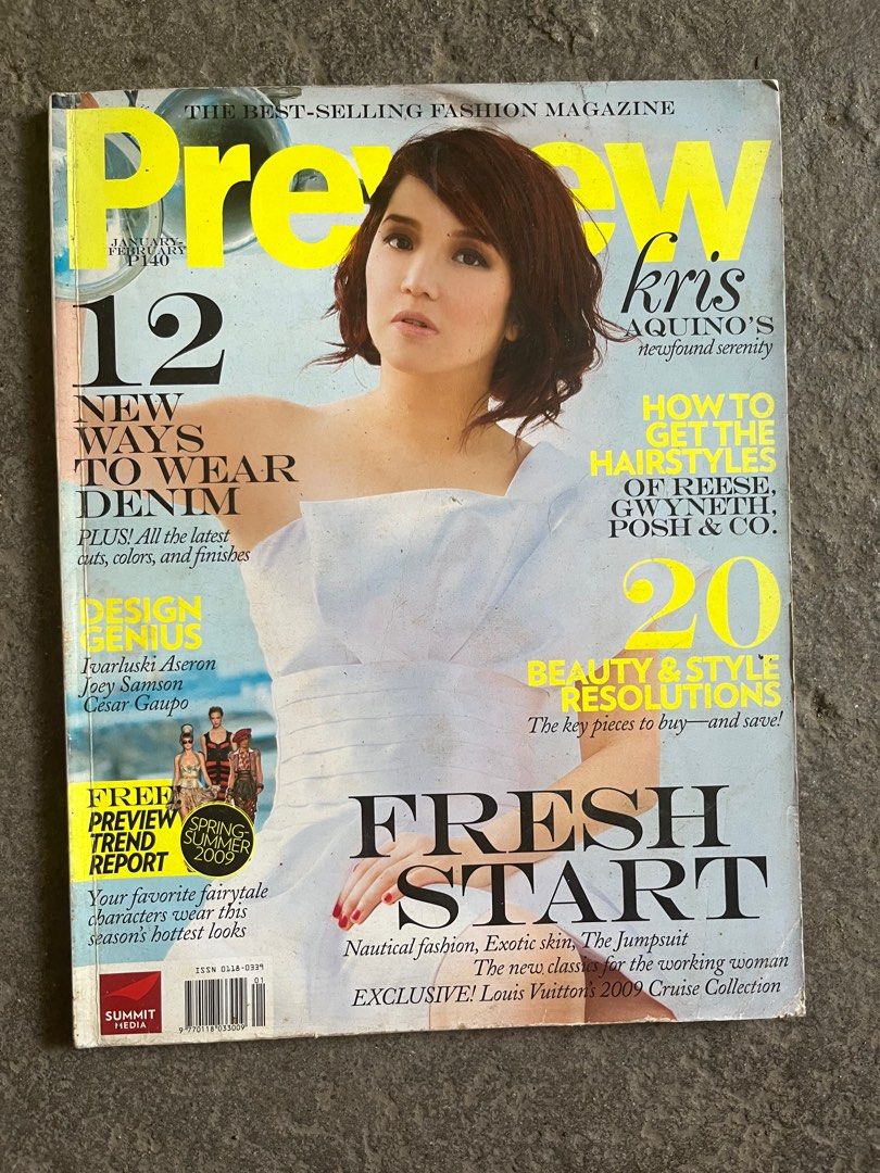 Preview Magazines (Category: Magazines) located in Bacoor. Submitted by cjpcp (Listing ID 1371598447, Image 3). Description: Php 50 each.