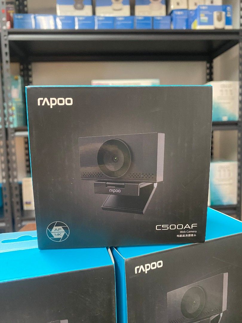 Rapoo C500AF Auto Focus 4K 2160P Webcam (Category: Webcams) located in Pasig City. Submitted by mahara1624 (Listing ID 1371720161, Image 1). Description: Rapoo C500AF Auto Focus 4K 2160P Webcam Brand New and Original Items 🏍️ Same Day Delivery - Lalamove delivery within Metro Manila - For walk-ins: Always PM first for item availability - We are also open for night time deliveries 🧰 Warranty: - 7 days store warranty for factory defects - 1 Year 