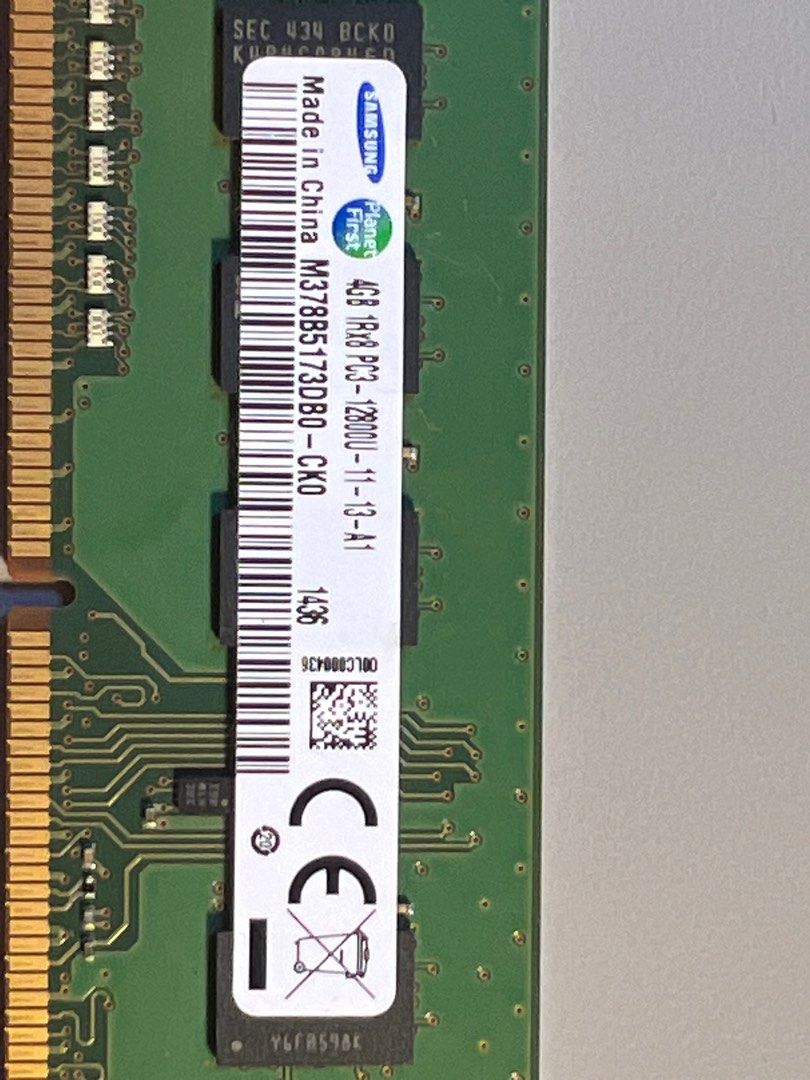 由 lucy386016 (刊登 ID 1371581621，圖片 2) 提交，位於 新北市 (New Taipei) 的 Samsung ddr3 4G (類別：硬碟及儲存裝置)，說明：桌上型電腦用 功能正常。