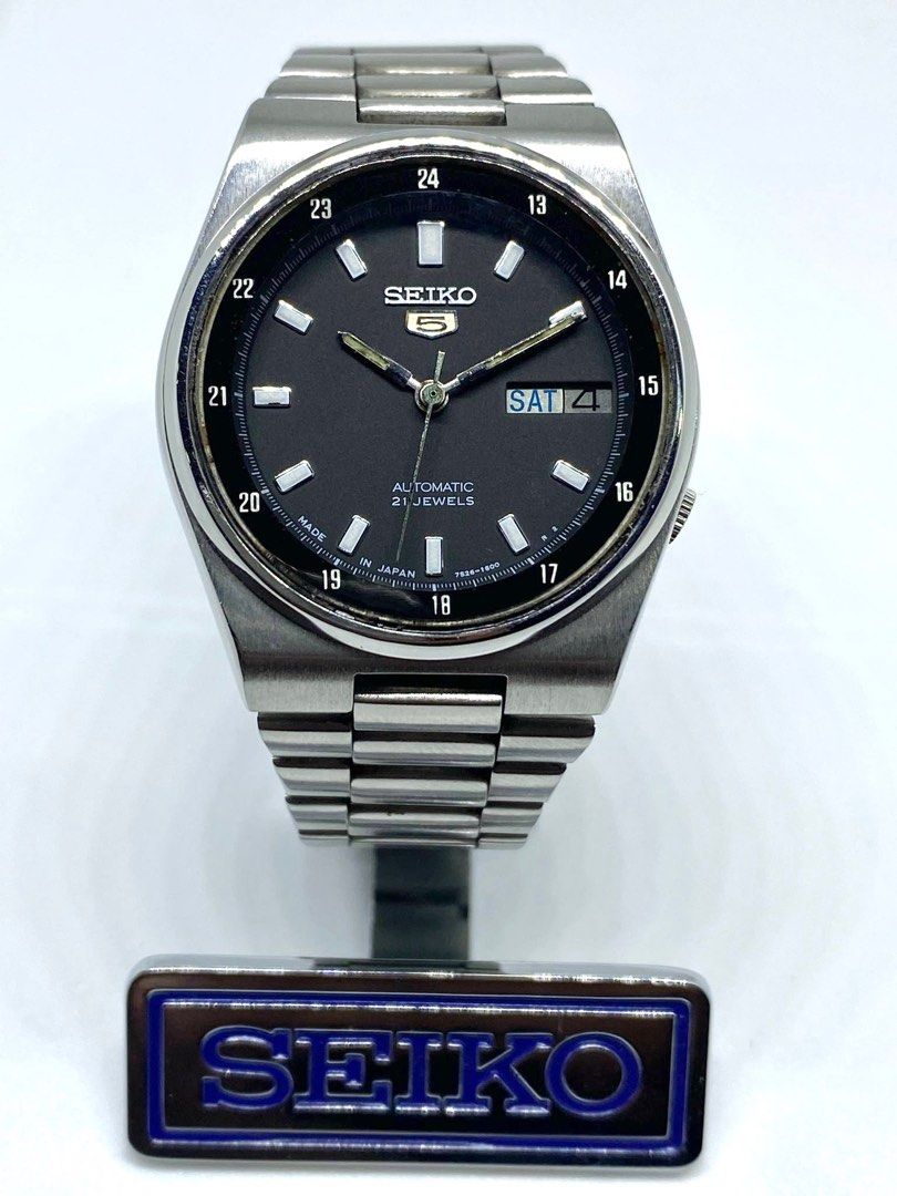 Seiko Military Watch (Category: Luxury Watches) located in Subic. Submitted by modern.vintage.enthusiast (Listing ID 1371721590, Image 1). Description: •Seiko 7s26 japan made version •New crown gasket and back case •Polished case •Polished glass •Cal. 7s26 working well newly service •DayDate window quickset •36mm diameter Please see photos for best description Feel free to DM for more details of the watch Thanks for viewing! Google and watch comm