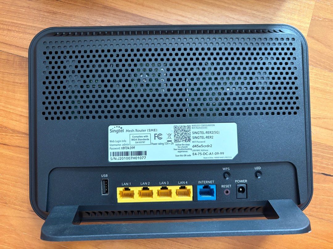 Singtel Mesh Router63202632478723111