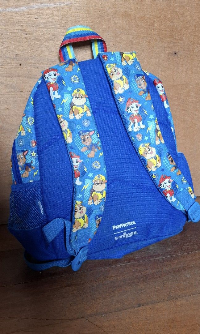 SMIGGLE backpack Paw Patrol (Category: Diaper Bags & Wetbags) located in Cebu City. Submitted by minimi.cebu (Listing ID 1371563588, Image 2). Description: *origibal Smiggle bought in SG 2023 *used for 1 year.