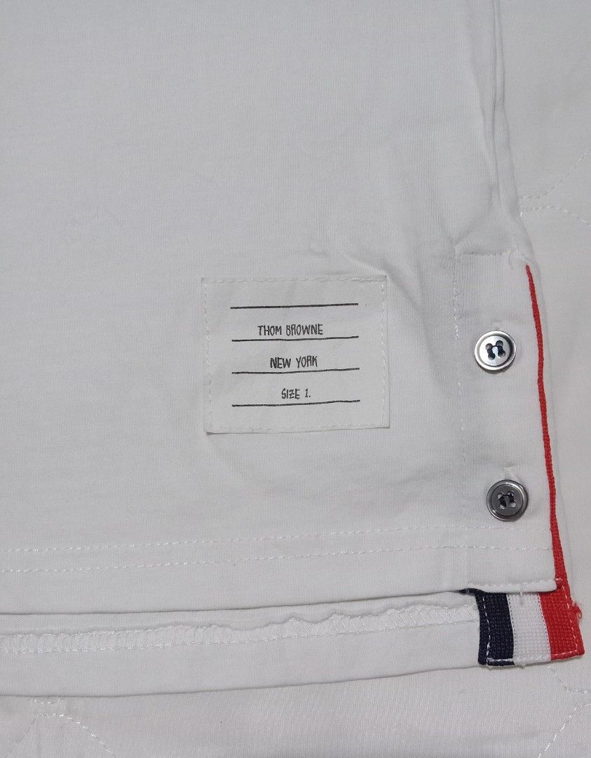 THOM BROWNE (Category: Luxury Apparel) located in San Rafael. Submitted by art3myongthr1ft (Listing ID 1371681395, Image 3). Description: T H O M B R O W N E Excellent condition Good as new White na white, makinis S-M.