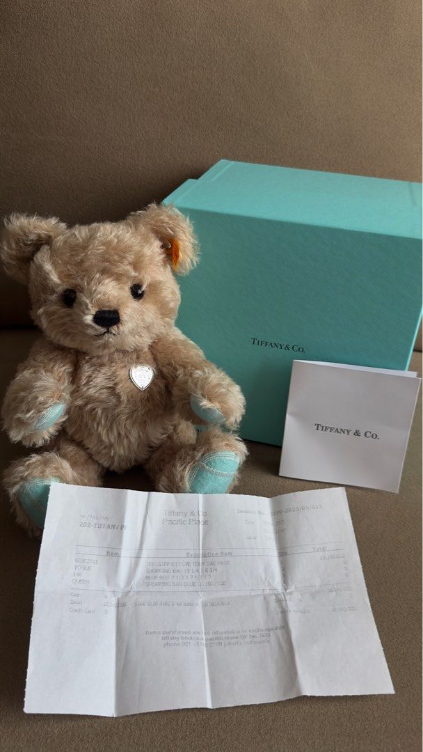 Tiffany n Co x Steiff Teddy Bear, Luxury, Accessories on Carousell
