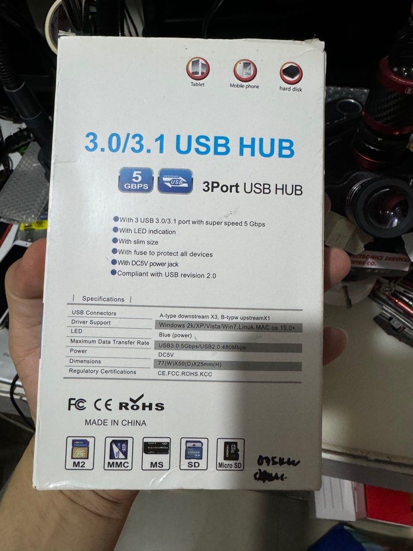 Type C Card Reader + HUB (Category: Cables & Adaptors) located in Makati City. Submitted by jc.cuerdo (Listing ID 1371715650, Image 2). Description: .
