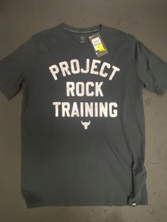 Under Armour 男裝 Project Rock Loco 黑tee (全新未剪牌)64186871274883110