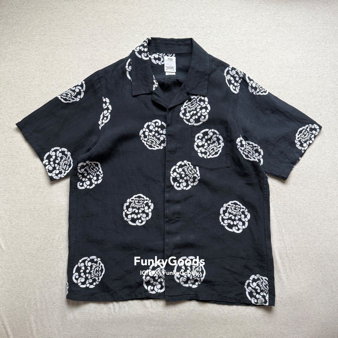 Visvim 21ss Free Edge Shirt S/S Little Cloud, 男裝, 上身及