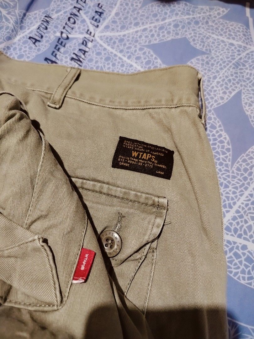 WTAPS Cargo pants for men (Category: Jeans) located in Davao. Submitted by noelamihan05424 (Listing ID 1371552810, Image 3). Description: Want to sell WTAPS Cargo pants for men Excellent Authentic W-36 L-42 Leg Opening 11.5 Hem 9 Color rate 9.7/10 No issue.
