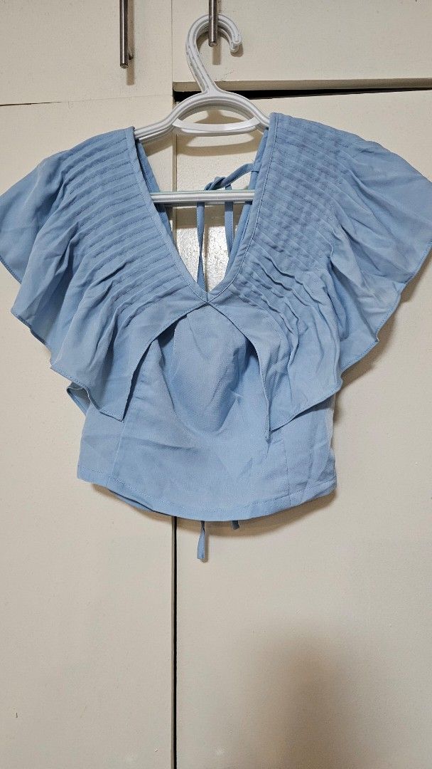 Zalora top dress small (Category: Dresses) located in Quezon City. Submitted by mommadeclutterph (Listing ID 1371620425, Image 3). Description: 100 each wrinkled due to storage. barely used..