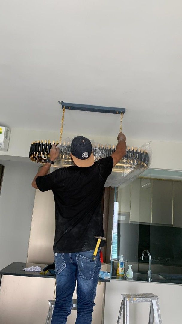 30 % offer fan install/light install/socket install/power point install/switch & water heater install/drilling & bto/hdb/Condo/EM house wiring & rewiring service all over Singapore (Category: Electrician Services) located in Singapore. Submitted by mrshah24 (Listing ID 1371756375, Image 2). Description: ☎ 8277 9415 for quote on Whats App. Welcome to 24HR Electrician Solution- Your 24/7 Electrician Services! ⚡ 🌟 Our Services Include: ✅ceiling lig