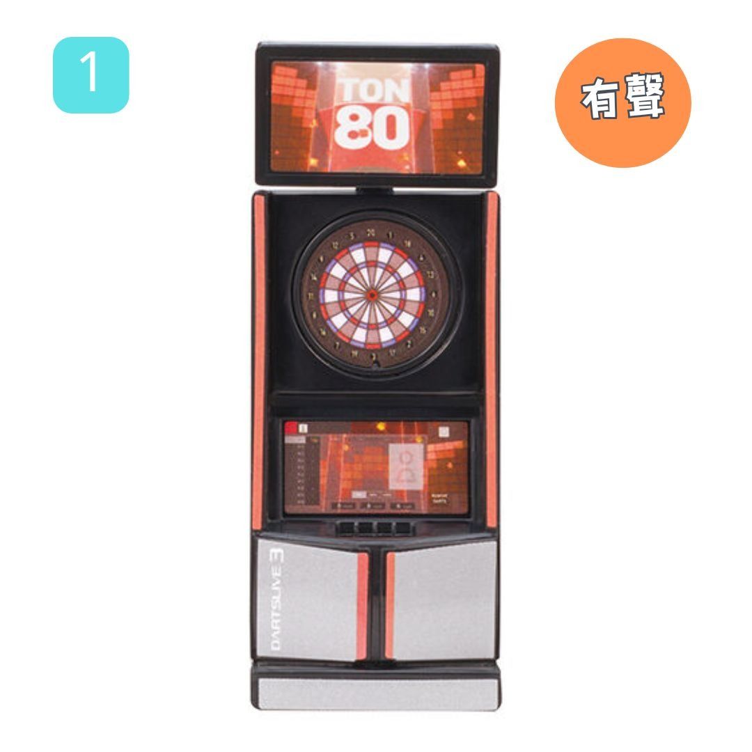 日本扭蛋DARTSLIVE 飛鏢機sound miniature 可揀款模型擺設扭蛋玩具capsule toy 日本代購日本直送DARTSLIVE3  Ton80 Hat Trick DARTSLIVE2 EX 個別款式會因應當時市場上價格而調整, 興趣及遊戲, 玩具& 遊戲類-