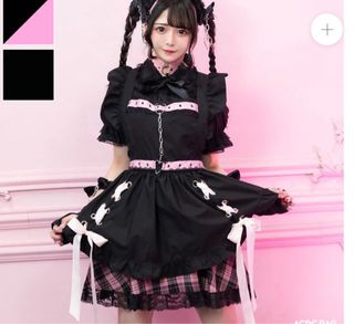 地雷系ACDC圍裙64246850551426110