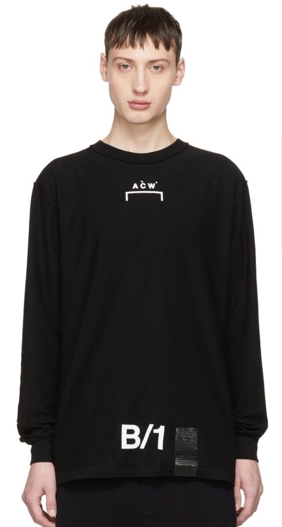 ACOLDWALL (Category: Shirts) located in Singapore. Submitted by noahark (Listing ID 1371815881, Image 3). Description: long sleeve tee with labels outside like inside worn out. very eye-catching tee. fits oversized slightly loose fitting very nice condition seldom worn..