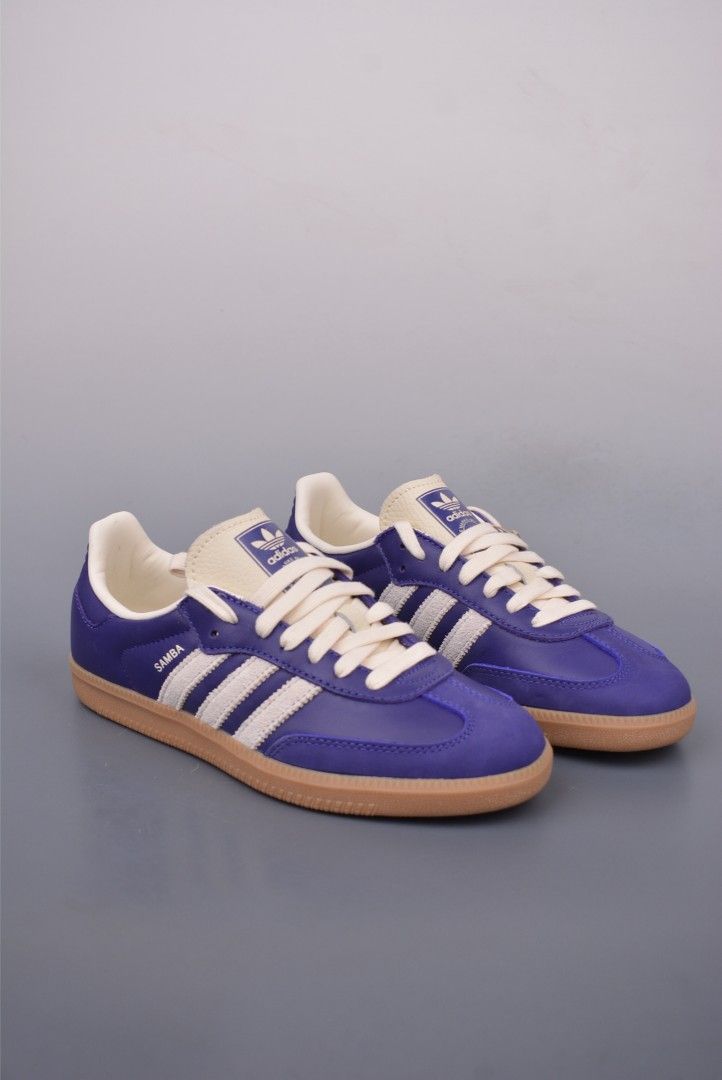 Adidas Samba OG Collegiate Purple Cream shoes, Women's Fashion, Footwear,  Sneakers on Carousell