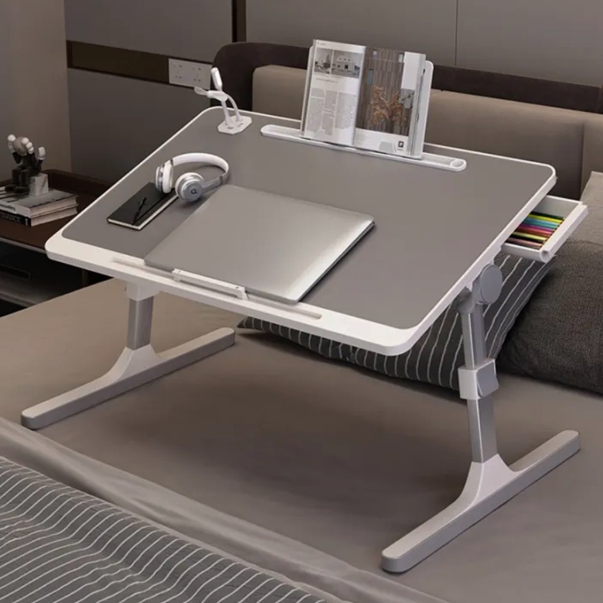 Adjustable Laptop Table | Foldable Bed Desk | Portable Study Table ...