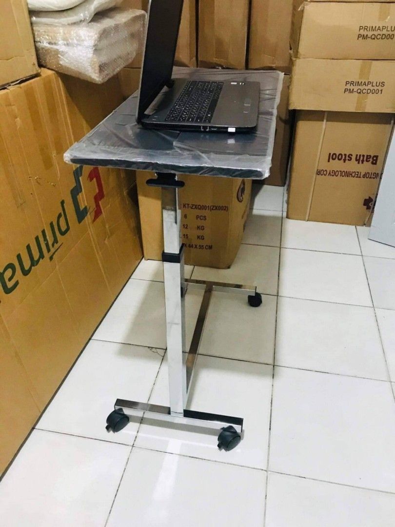 Adjustable stainless overbed table (Category: Braces, Support & Protection) located in Manila. Submitted by joy63057743416 (Listing ID 1371730346, Image 1). Description: brandnew affordable onhand negotiable good quality and condition open for pick up and delivery high quality we also sell many medical supplies call me 09268225723 cod,gcash,bank transfer.