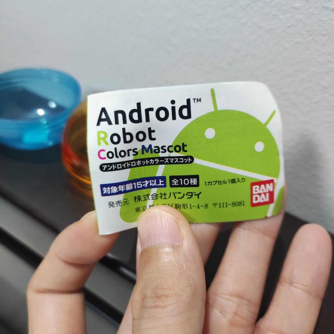 Android robot color mascot gashapon - pink (Category: Designer & Blind Box Toys) located in Cainta. Submitted by kclosetcleanup (Listing ID 1371752597, Image 2). Description: Android robot color mascot gashapon - pink - brand new with capsule.