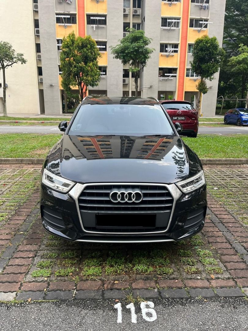 AUDI Q3 1.4 TFSI ( weekly/ monthly rental/ leasing) (Category: Car Rental) located in Singapore. Submitted by excellent_deal (Listing ID 1371763417, Image 1). Description: Rental & Leasing Booking instructions: The collection time of the rental car is strictly between 11am to 5pm from Monday to Friday, and between 11 am to 1 pm on Saturday. Closed on Sunday and Public Holidays. Our car rental is on a 24-hour basis. The return time will be the sam