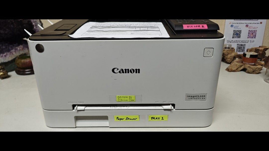 Canon ImageClass LBP623cdw (Category: Printers, Scanners & Copiers) located in Singapore. Submitted by ageinfo (Listing ID 1371820935, Image 1). Description: No. 250416 Error code E015-0000 - part to be replaced Fauthy toner - part to be replaced. Self-Collection to be.arranged.