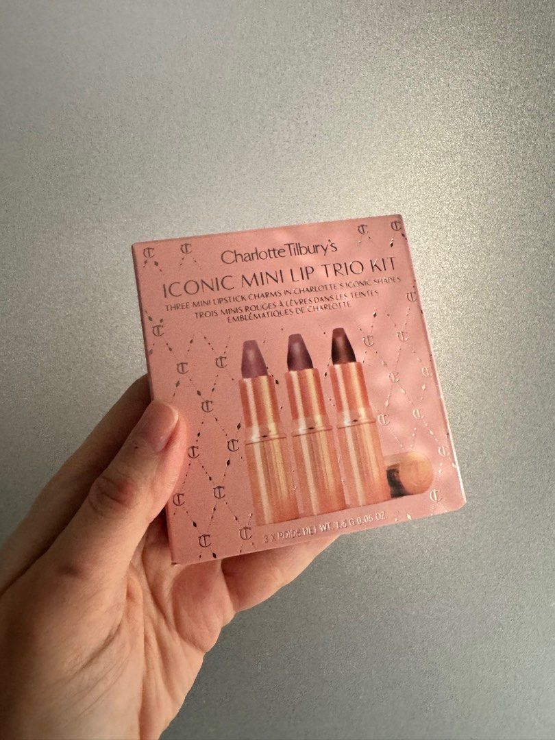 Charlotte Tilbury Iconic Mini Lip Trio Kit (Category: Makeup) located in Quezon City. Submitted by carlaangeline (Listing ID 1371785872, Image 1). Description: .
