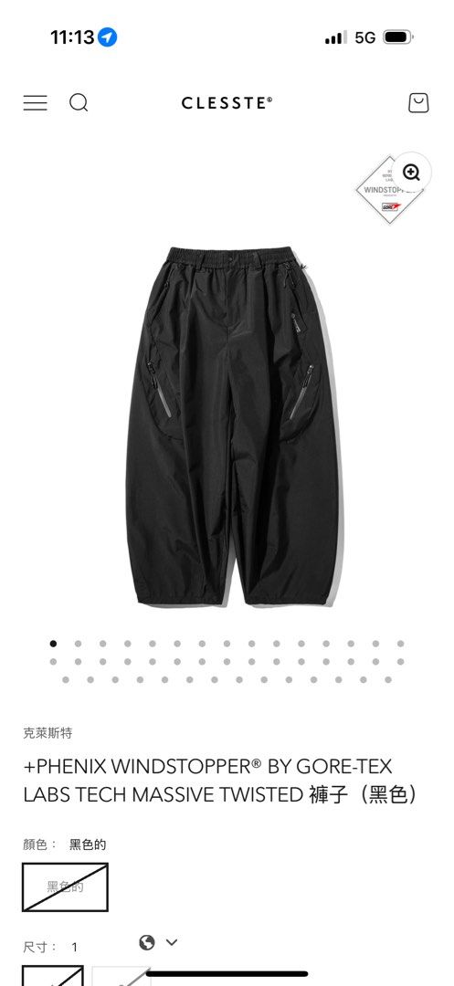 パンツ clesste GORE-TEX MASSIVE TWISTED PANTS clesste GORE-TEX Massive Twisted Pants - メルカリ