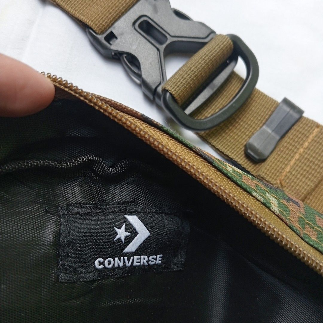 Converse digital camo belt bag (Category: Sling Bags) located in Pili. Submitted by purestuffph (Listing ID 1371737502, Image 3). Description: Converse digital camo belt bag like new condition, no issue 450 + shipping fee.