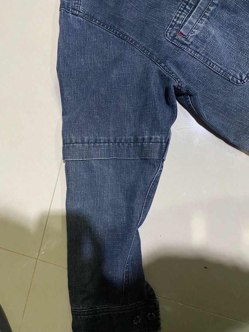 Denime Jacket (Category: Coats, Jackets and Outerwear) located in Kota Bharu. Submitted by flotify (Listing ID 1371892420, Image 3). Description: Pit 23.5 Labuh 28 . Condition 9/10 Boleh buat gi class/ride moto.