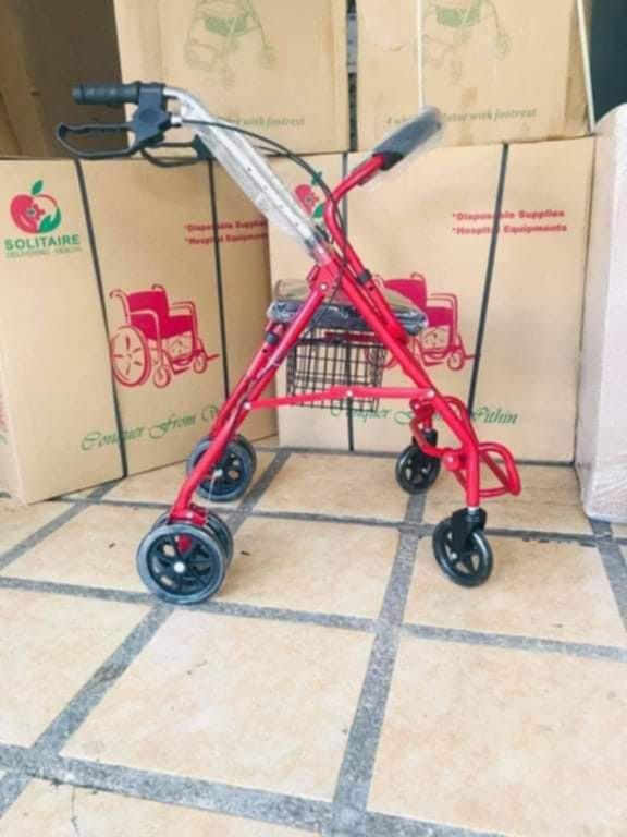 Âdûlt rollator (Category: Braces, Support & Protection) located in Manila. Submitted by joy63057743416 (Listing ID 1371730464, Image 1). Description: brandnew affordable onhand negotiable good quality and condition open for pick up and delivery high quality we also sell many medical supplies call me 09268225723 cod,gcash,bank transfer.