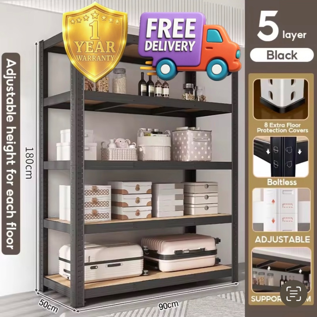 [FREE DELIVERY] Boltless Storage Rack Shelf | Heavy Duty Storage Rack ...