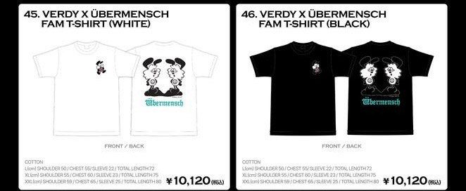 VERDY x G-DRAGON Ubermensch 白T-Shirt xl VERDY x G-DRAGON Ubermensch FAM VICK T-Shirt White | eBay