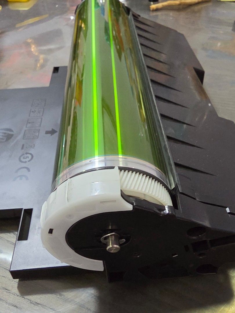 GENUINE HP W1120A LASER IMAGING DRUM (Category: Printers, Scanners & Copiers) located in Singapore. Submitted by rashid.aljunied (Listing ID 1371853118, Image 2). Description: USED HP W1120A LASER IMAGING DRUM FOR HP LASERJET MFP170 SERIES WITH MISSING STOPPER/WASHER AS SHOWN IN THE PIC. JUST SERVICED IT BUT LOST ONE OF THE PARTS...MY LOST IS YOUR GAIN.