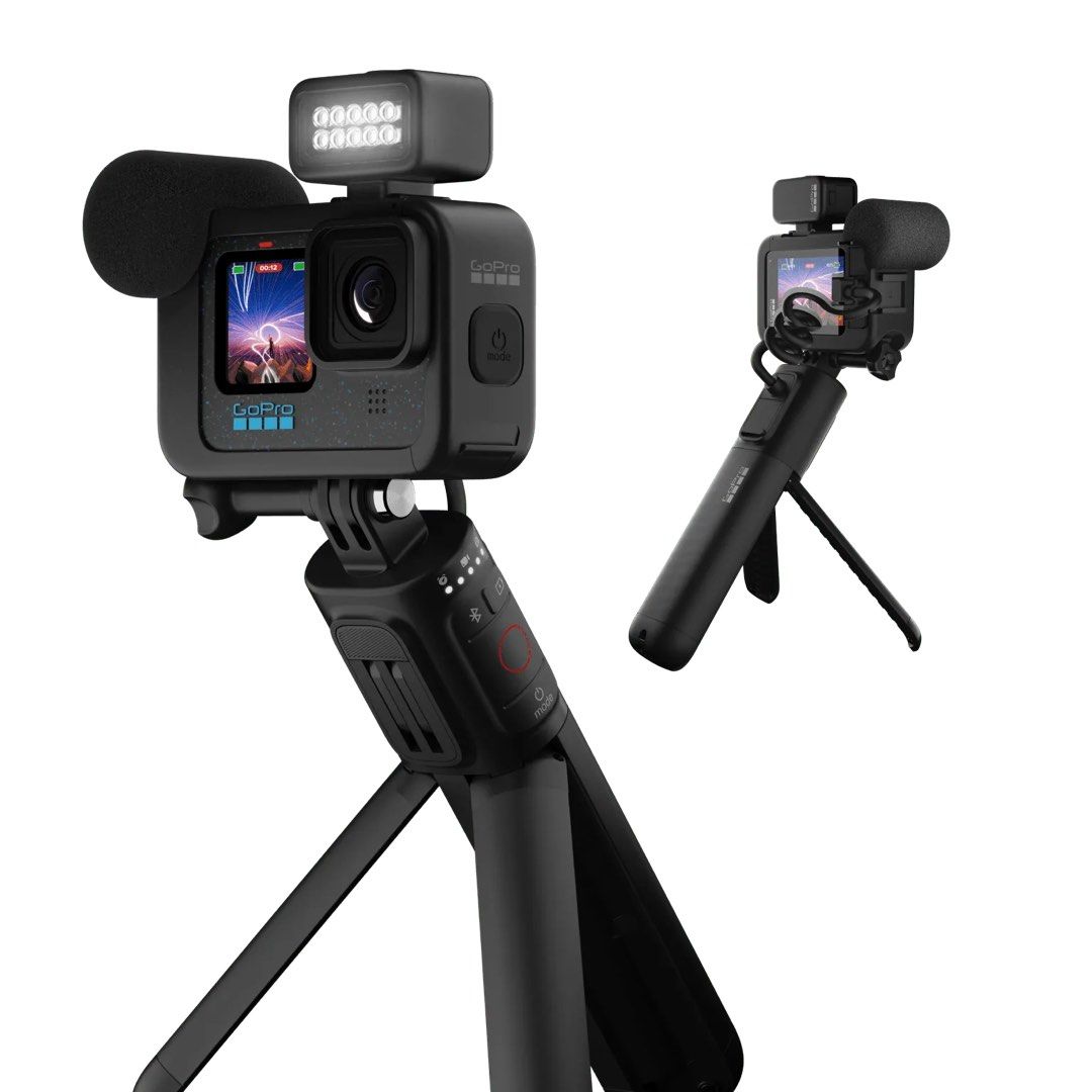 Go Pro Hero 12 Black Creator Edition (Category: Video Cameras) located in Manila. Submitted by reinajean (Listing ID 1371773743, Image 2). Description: All-In-One Camera for Vloggers & Creators Introducing the new HERO12 Black Creator Edition The HERO12 Black Creator Edition is an all-in-one content capturing powerhouse that makes vlogging, filmmaking and live streaming easier than ever. This complete system features pro-quality 5.3K video, HDR (