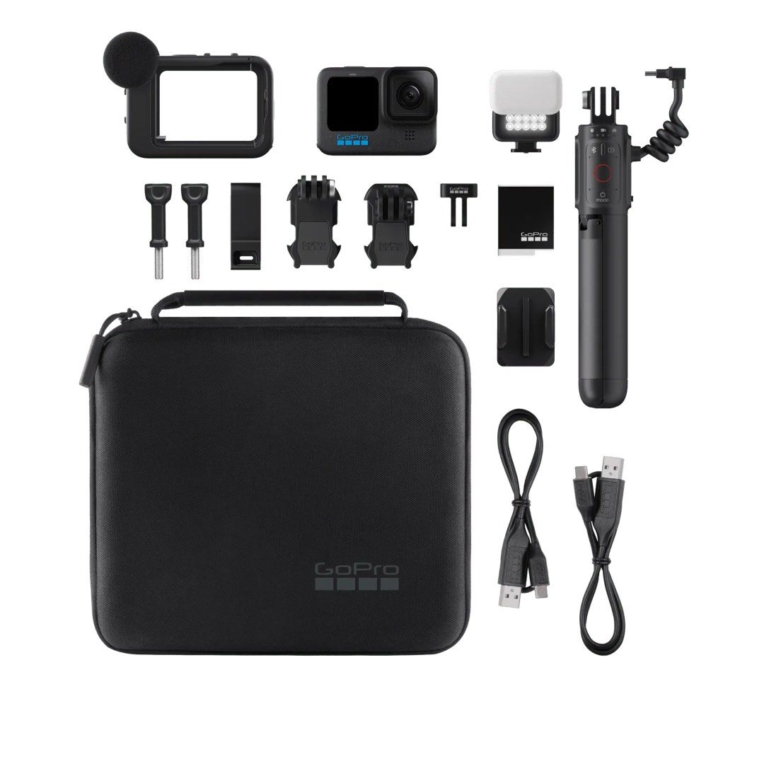 Go Pro Hero 12 Black Creator Edition (Category: Video Cameras) located in Manila. Submitted by reinajean (Listing ID 1371773743, Image 3). Description: All-In-One Camera for Vloggers & Creators Introducing the new HERO12 Black Creator Edition The HERO12 Black Creator Edition is an all-in-one content capturing powerhouse that makes vlogging, filmmaking and live streaming easier than ever. This complete system features pro-quality 5.3K video, HDR (