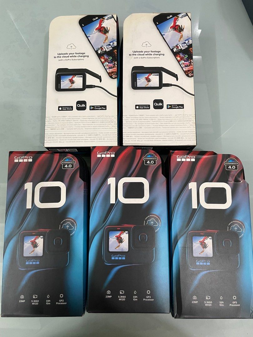 GoPro Hero 10 Black (Category: Cameras) located in Manila. Submitted by agsbeagle888 (Listing ID 1371762902, Image 2). Description: Brand New Items Clearance items Original, Sealed, Complete in the Box Pickup anytime in our shop in Malate .