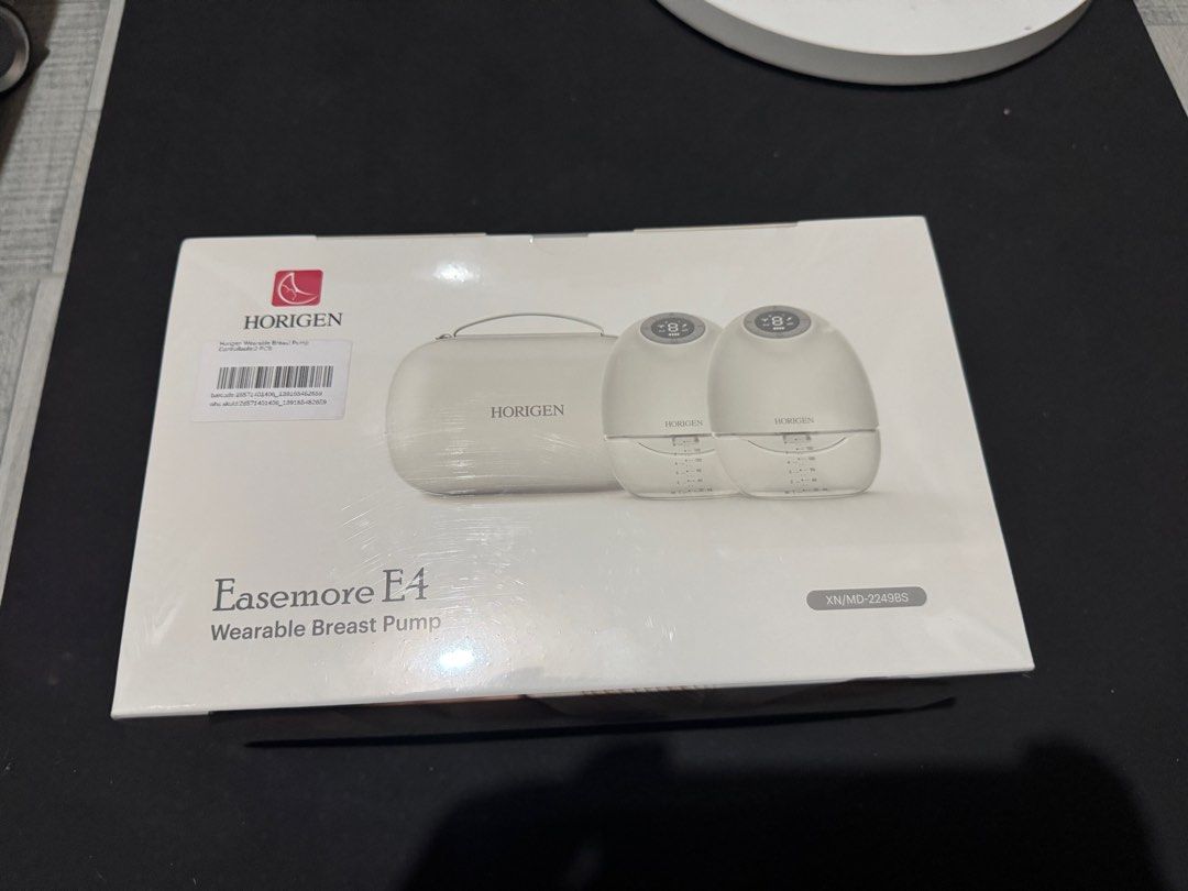 Horigen Easemore E4 Wearable Breast Pump Smart App Controllable With Bag (Category: Breastfeeding & Bottle Feeding) located in Cavite. Submitted by elleeedc (Listing ID 1371873671, Image 1). Description: Brandnew Horigen Easemore E4 Wearable Breast Pump Smart App Controllable With Bag Sealed pa Below SRP!!.